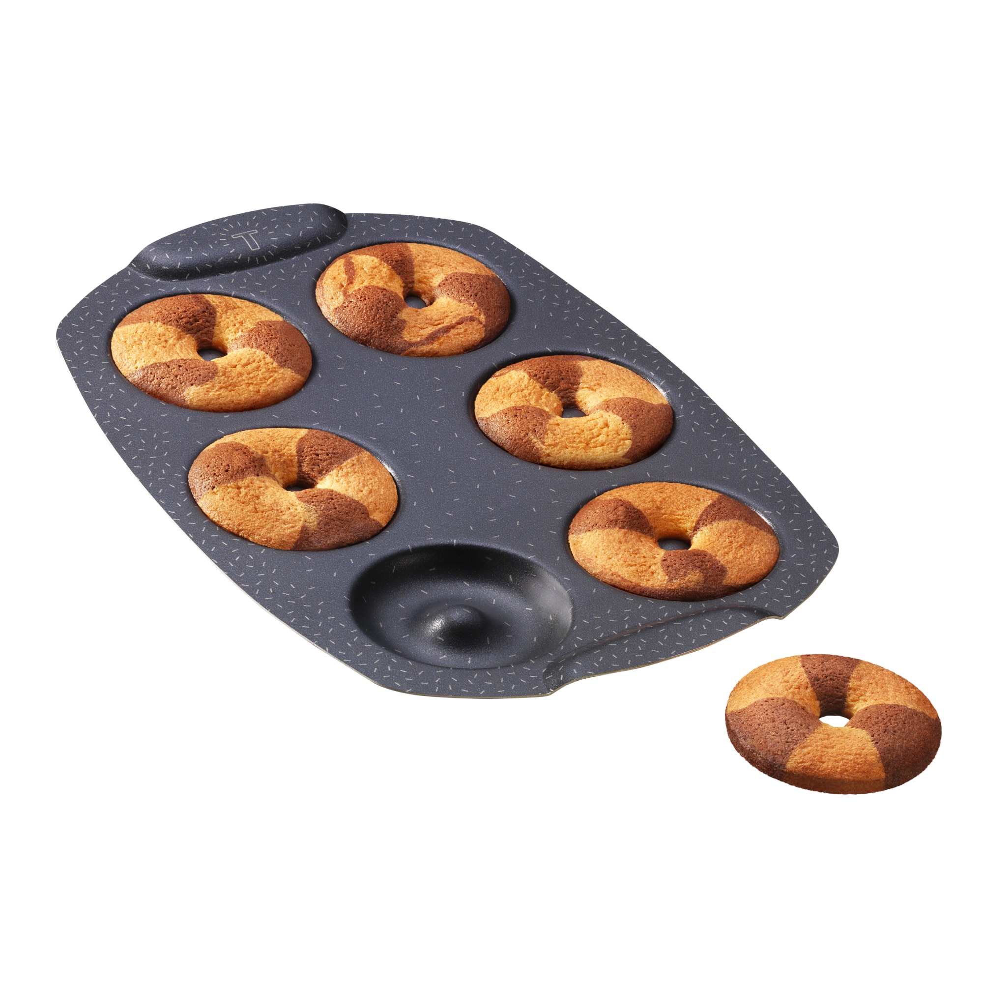 Forma de copt Tefal PerfectBake Mini Gogosi, aluminiu reciclat