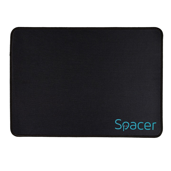 MousePad gaming, cauciuc si material textil, 350 x 250 x 3 mm, negru