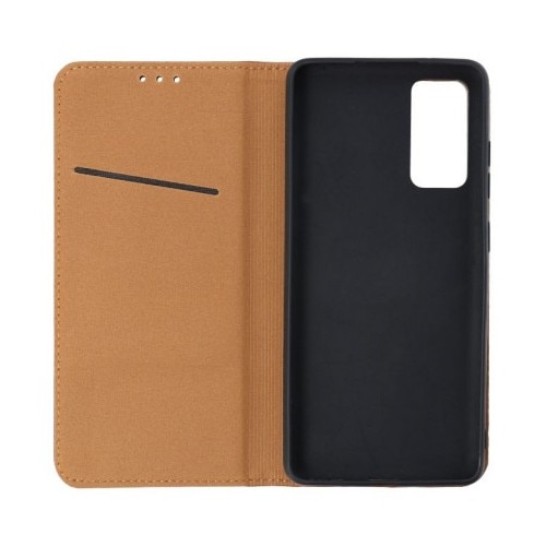 Husa Tip Carte Upzz® Smart Pro, Compatibila Cu Samsung Galaxy A17 5G, Piele Naturala, Negru