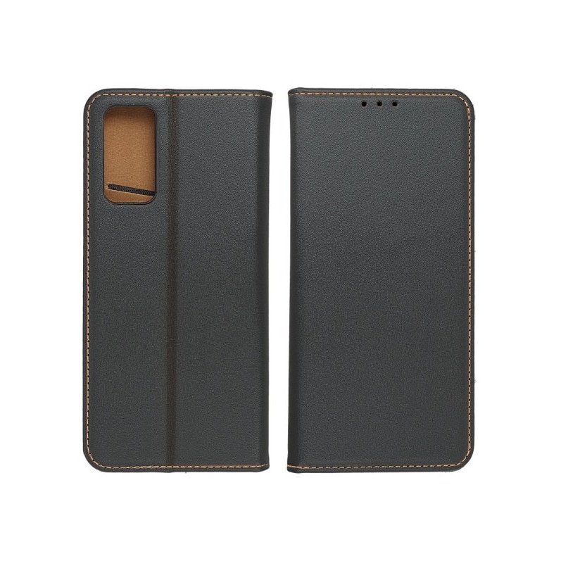 Husa Tip Carte Upzz® Smart Pro, Compatibila Cu Samsung Galaxy A17 5G, Piele Naturala, Negru