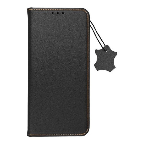 Husa Tip Carte Upzz® Smart Pro, Compatibila Cu Samsung Galaxy A17 5G, Piele Naturala, Negru