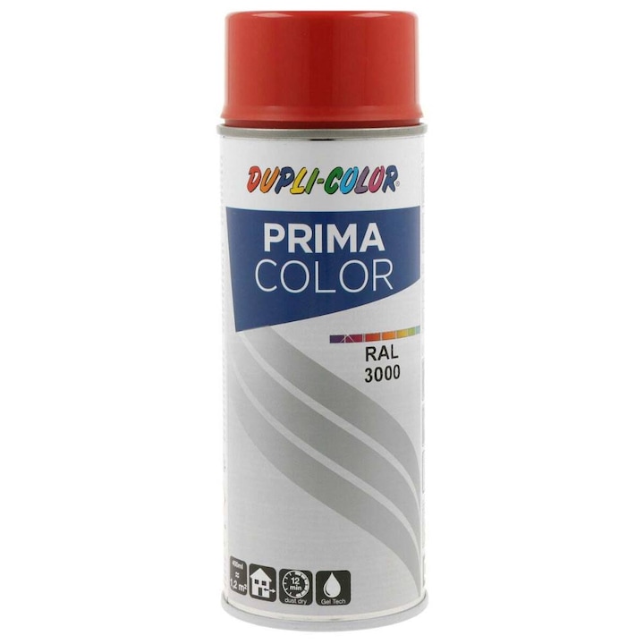 Spray vopsea, Duplicolor Prima RAL 3000 Rosu Foc, 400 ml, Cod 788772