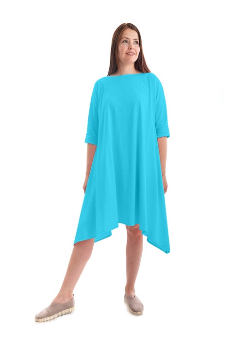 Оувърсайз рокля за бременни Clara синя, размер SM