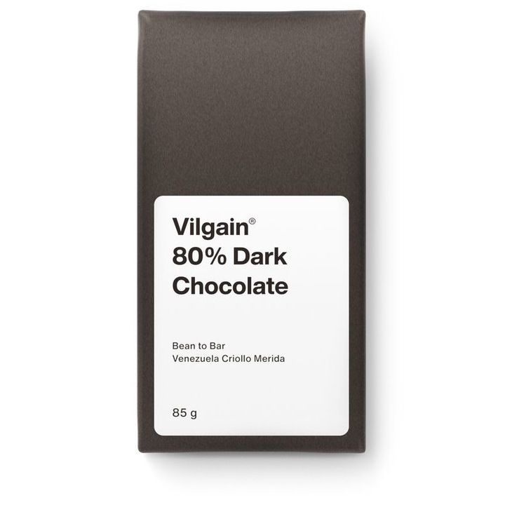 Ciocolata neagra Vilgain, 85 g, 80%