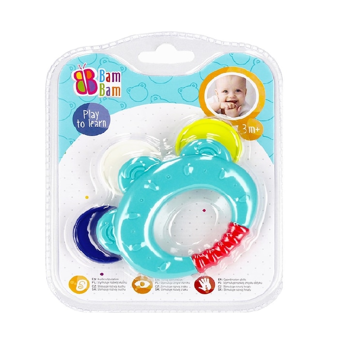 Играчка дрънкалка, тамбура, 7 играчки