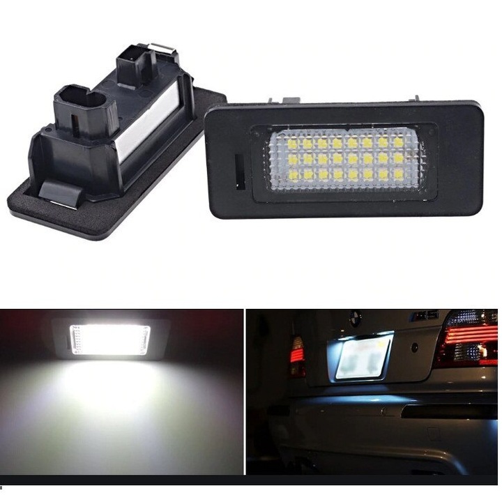 Canbus LED számlámpa készlet, kompatibilis a BMW E39, E60, E61, E70, E71, E90, E91, E92, E93 modellekkel, 2 db