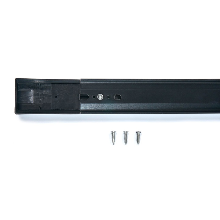 Полилей, Steka Ring, LED GU10 x3, Релса 1.5м, Черен