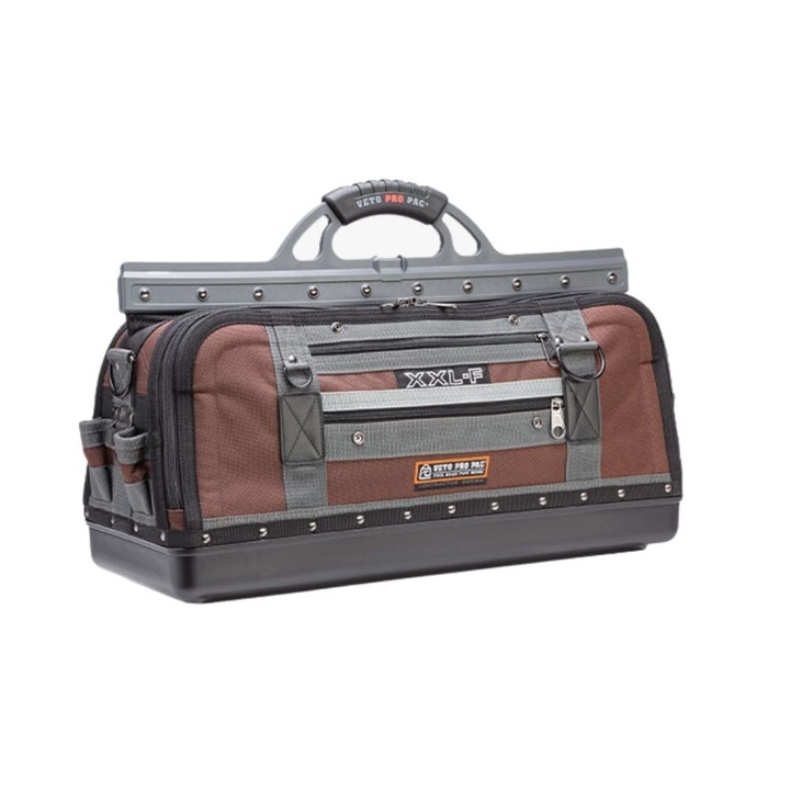 Geanta scule cu 54 buzunare, Veto Pro Pac XXL-F, baza rezistenta la apa, nituri din bronz