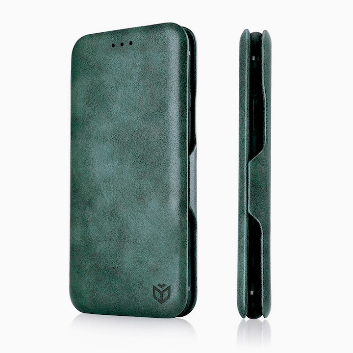 Калъф Techsuit Safe Wallet Plus, съвместим с Oppo A58 5G / A78 5G Green