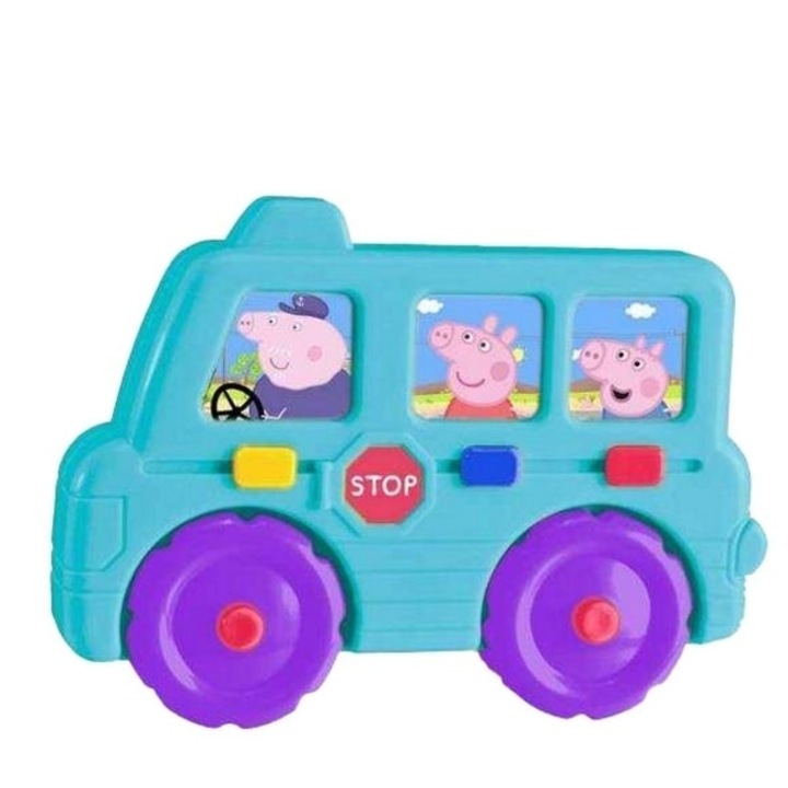 Jucarie educationala Peppa Pig Autobuz
