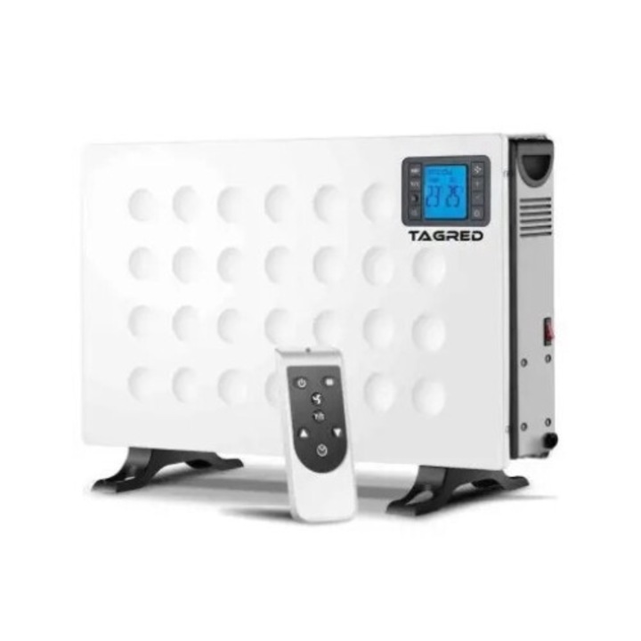 Elektromos fűtőtest, Tagred TA941W, konvektor, 2000 W, 3 fokozatú szabályzás