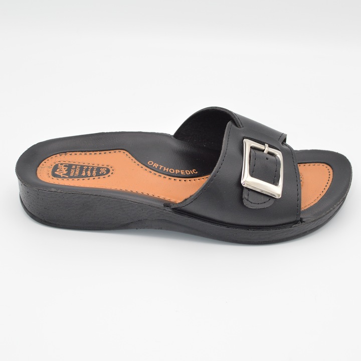 Saboti dama Rima&joudi Floare albPapuci dama, Aris, Cu catarama