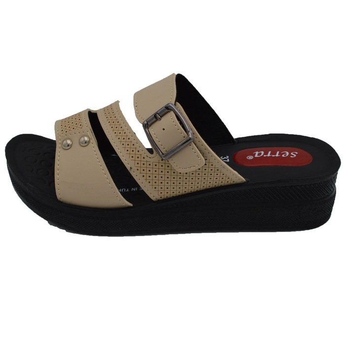 Papuci dama Serra, cu catarama