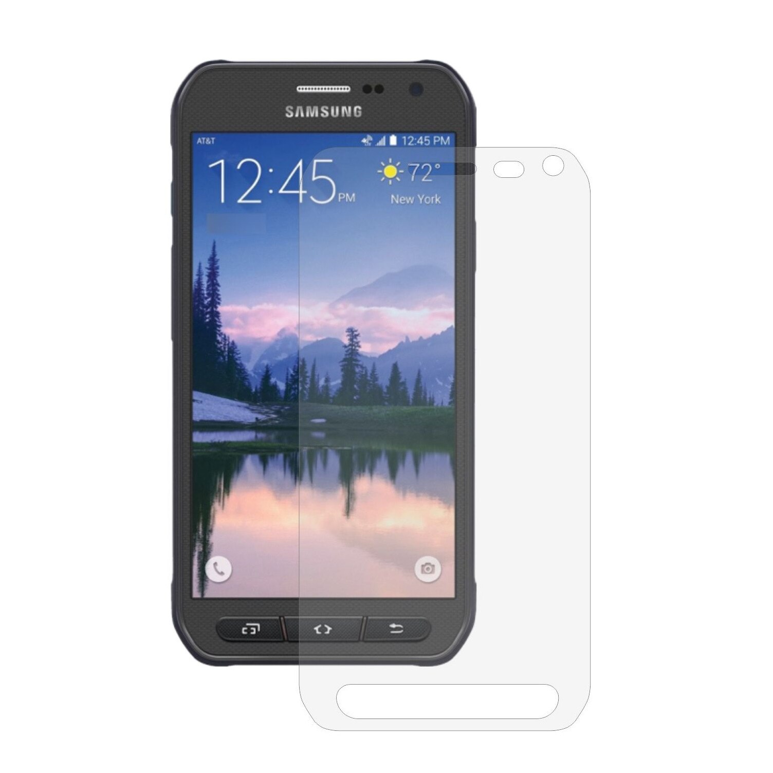 Folie Protectie Ecran, Acoperire Totala, Adeziva si Foarte Flexibila, Invisible Skinz Ultra-Clear AutoRegeneranta pentru Samsung Galaxy S6 Active