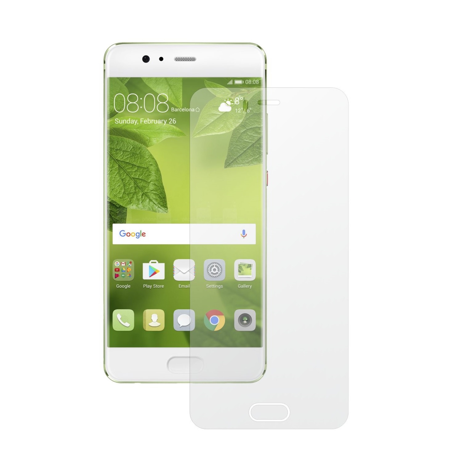 Set 2 Folii Protectie Ecran, Acoperire Totala, Adezive si Foarte Flexibile, Invisible Skinz Ultra-Clear HD pentru Huawei P10 + Plus