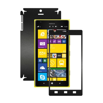 Folie de protectie Carbon Skinz, Husa de tip Skin Adeziv pentru Carcasa, Negru Mat dedicata Nokia Lumia 1520 Folie de protectie Carbon Skinz, Husa de tip Skin Adeziv pentru Carcasa, Negru Mat dedicata Nokia Lumia 1520