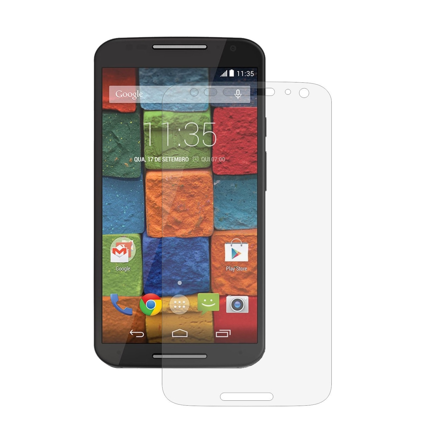 Set 2 Folii Protectie Ecran, Acoperire Totala, Adezive si Foarte Flexibile, Invisible Skinz Ultra-Clear HD pentru Motorola Moto X2 2014