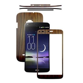 Folie de protectie Carbon Skinz, Husa de tip Skin Adeziv pentru Carcasa, Lemn Nuc Inchis dedicata LG G Flex Folie de protectie Carbon Skinz, Husa de tip Skin Adeziv pentru Carcasa, Lemn Nuc Inchis dedicata LG G Flex