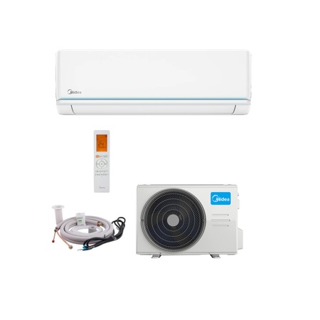 Aparat de aer conditionat Midea Xtreme ECO UV, AG2Eco-12NXDO-l(R), 12000 BTU, Wi-Fi, Clasa A++, High Sistem dublu de filtrare, Follow Me, Alb, kit de instalare inclus