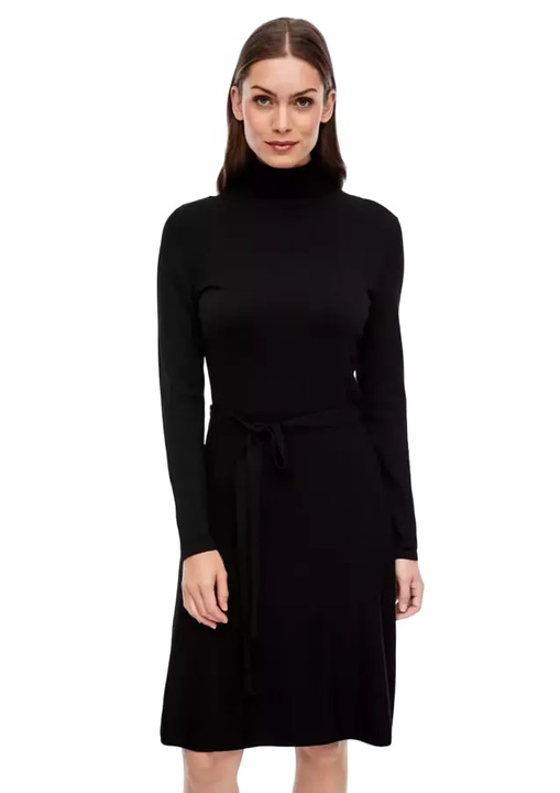 Дамска рокля, S.Oliver, Вискоза\Полиамид, Черна, 3XL