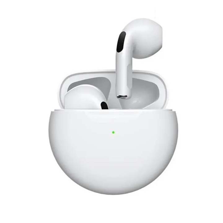 Casti wireless Bluetooth 5.3, cu microfon, lumini RGB, autonomie 5 ore, negru