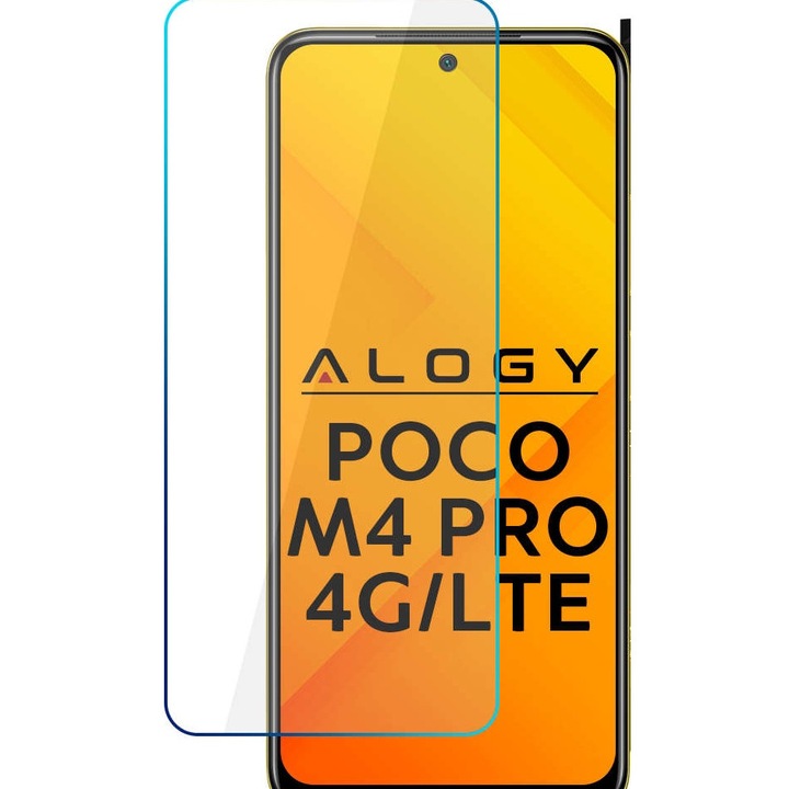 Протектор за екран от закалено стъкло, Alogy, Poco M4 Pro 4G/LTE