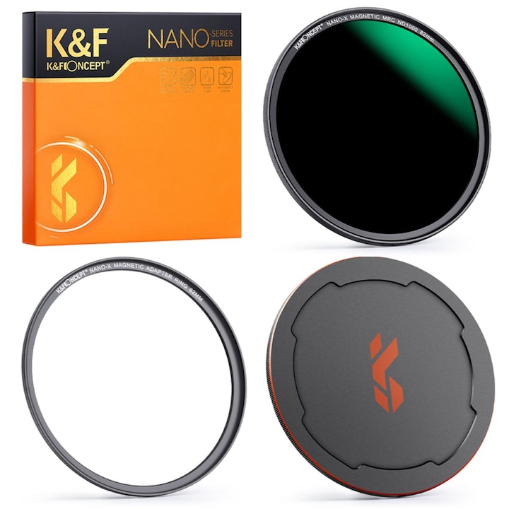 Магнитен филтър K&F Concept 67mm NANO-X ND1000 Series Neutral Density Lens Filter HD SKU.1759