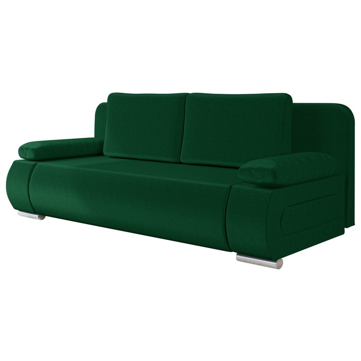 Canapea Ernas, MIRJAN24, verde, 92x200x77 cm