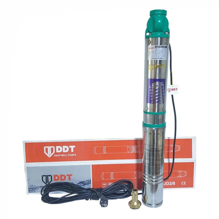 Pompa apa submersibila 1100W. 120m. 5000 l/h. 1 tol. 6 Bar. Model Nou 100QJD (4STM). Multietajata cu turbine