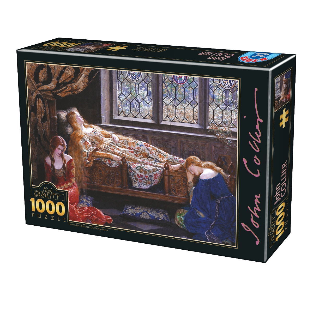 Puzzle D-Toys John Collier, Frumoasa din Padurea Adormita, 1000 piese