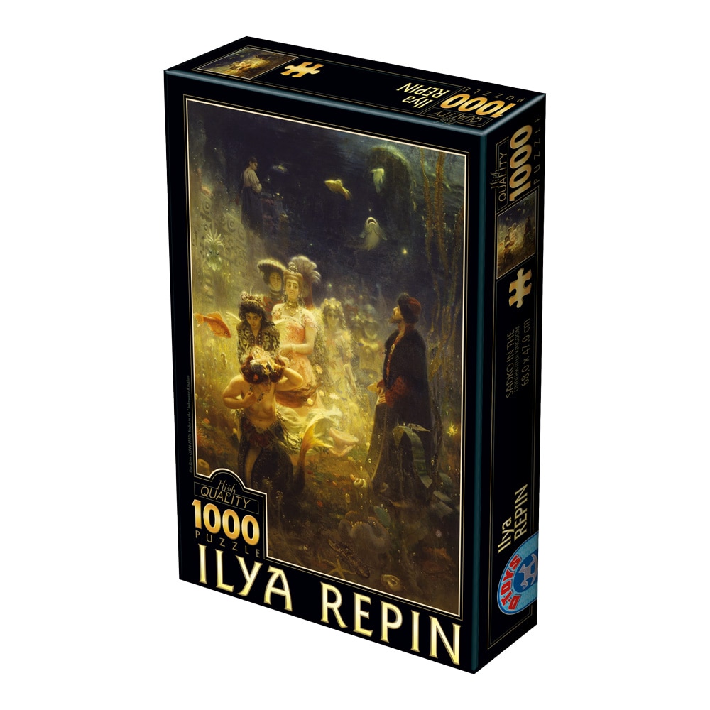 Puzzle D-Toys Ilya Repin, Sadko in Regatul Subacvatic, 1000 piese