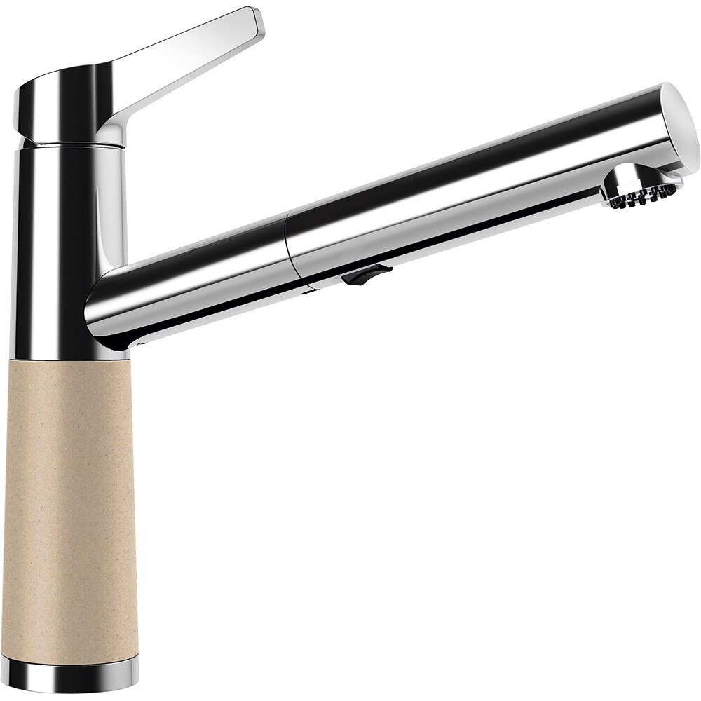 Baterie Granit Schock SC-510 cu Dus Extractibil Moonstone, finisaj granit, rotatie tija la 120 grade