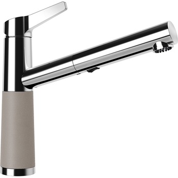 Baterie granit Schock SC-510 cu Dus Extractibil Beton, finisaj granit, rotatie tija la 120 grade Baterie granit Schock SC-510 cu Dus Extractibil Beton, finisaj granit, rotatie tija la 120 grade