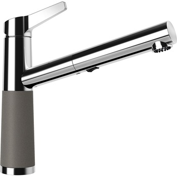 Baterie granit Schock SC-510 cu Dus Extractibil Asphalt, finisaj granit, rotatie tija la 120 grade Baterie granit Schock SC-510 cu Dus Extractibil Asphalt, finisaj granit, rotatie tija la 120 grade