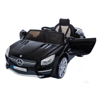 Masinuta electrica cu roti din cauciuc Mercedes Benz AMG SL63 Black Masinuta electrica cu roti din cauciuc Mercedes Benz AMG SL63 Black