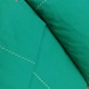 Бродиран комплект спално бельо 180 x 200 x 40 см, Casa Bucuriei, модел Simple lines, 4 части, тюркоазено зелено, 100% памук, размер на чаршафа 260/280 см и плика за завивка 210/230 см