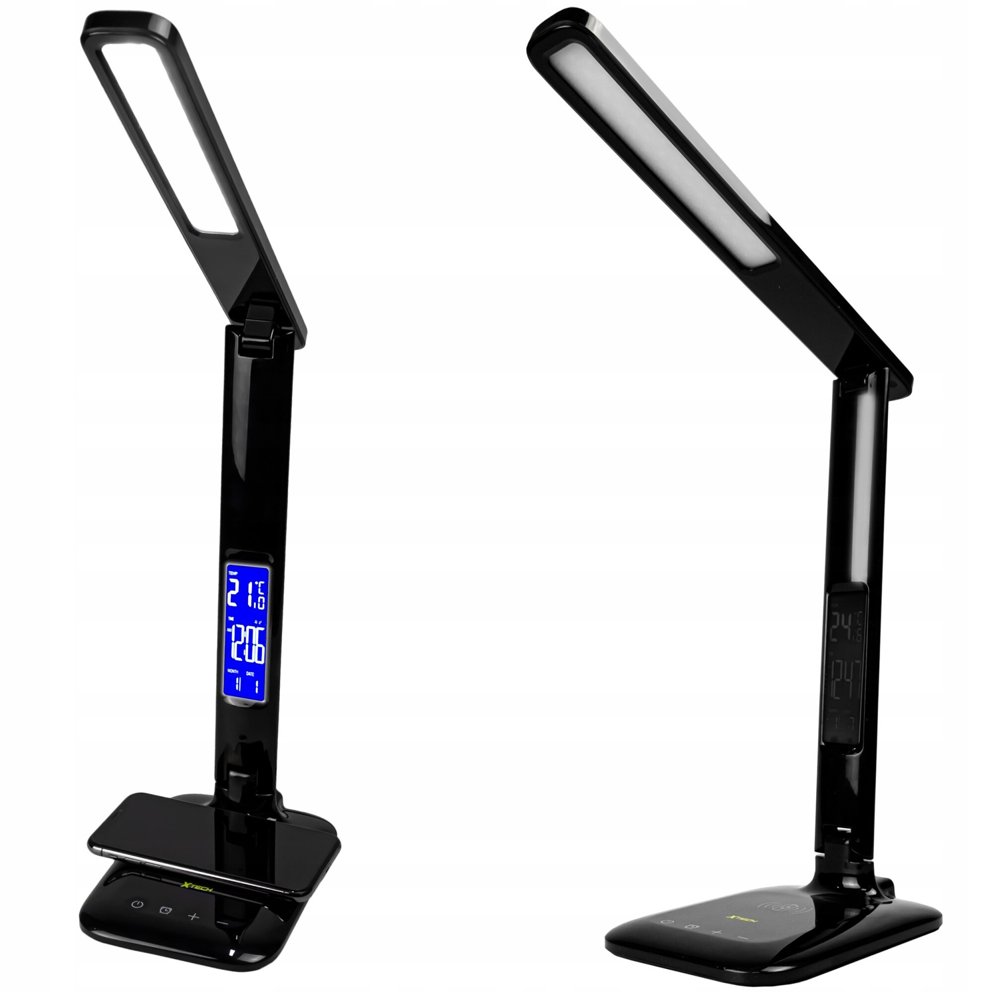 Настолна лампа, LED индикатор, Черна - eMAG.bg