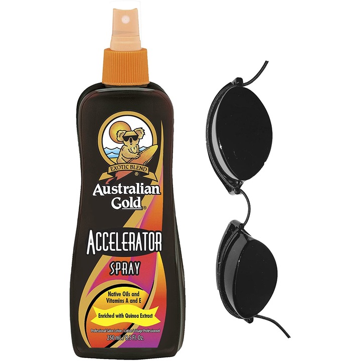 Lotion és napszemüveg készlet, Australian Gold, A és E vitamin