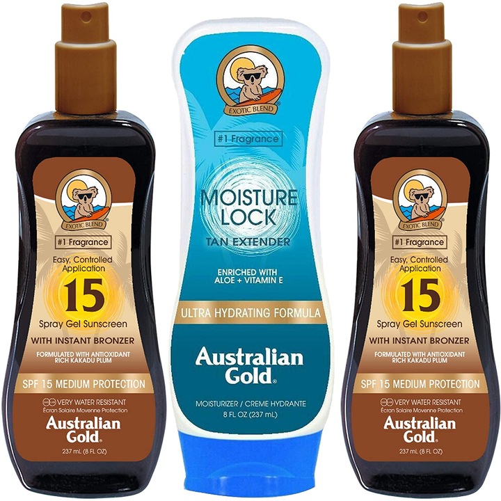 Слънцезащита Australian Gold 2 бр SPF15