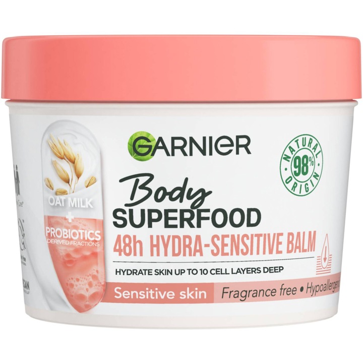 Балсам за тяло Garnier Body Superfood, Овесено мляко + Пробиотични ...