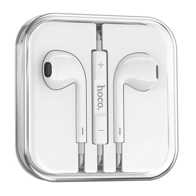 Casti Handsfree, Hoco M101, In Ear Cu Microfon, Universal Jack, Stereo, Alb