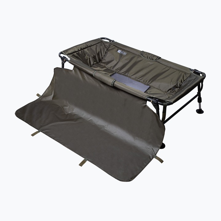 Huzat Mikado Enclave bölcsőszőnyeg, 120x67x35 cm, zöld