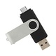 Памет EDAR Memory Stick, 256 GB, 2 IN 1, USB 3.0, Type-C, Waterproof, Type C, High Speed, Grey/Black