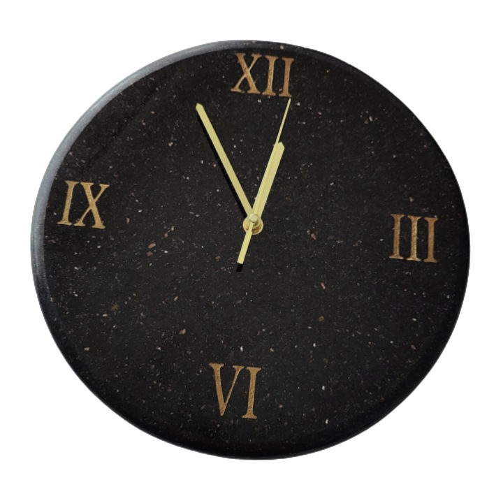 Ceas de perete Granit Black Galaxy