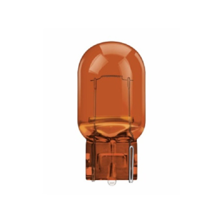 Комплект от 10 автомобилни крушки OSRAM, 12V, WY21W, 21 W, конектор ...