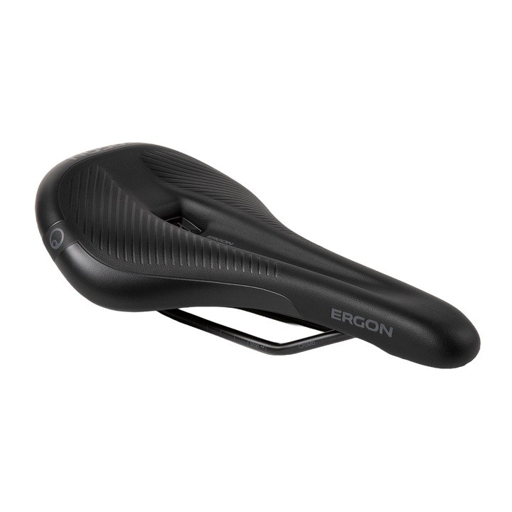 Sa bicicleta E-Mountain Sport ER, Ergon, Otel, S/M, Negru