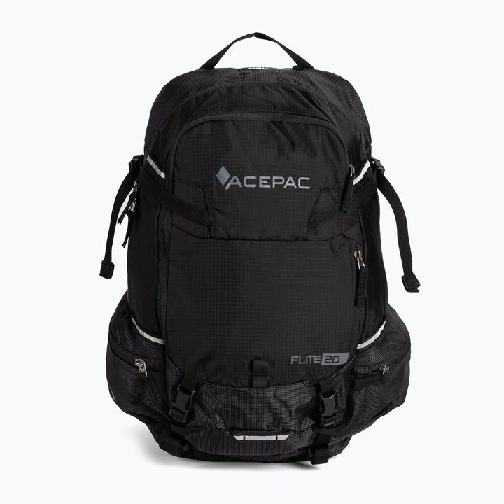 Flite kerékpáros hátizsák, AcePac, Nylon, 20 l, Fekete