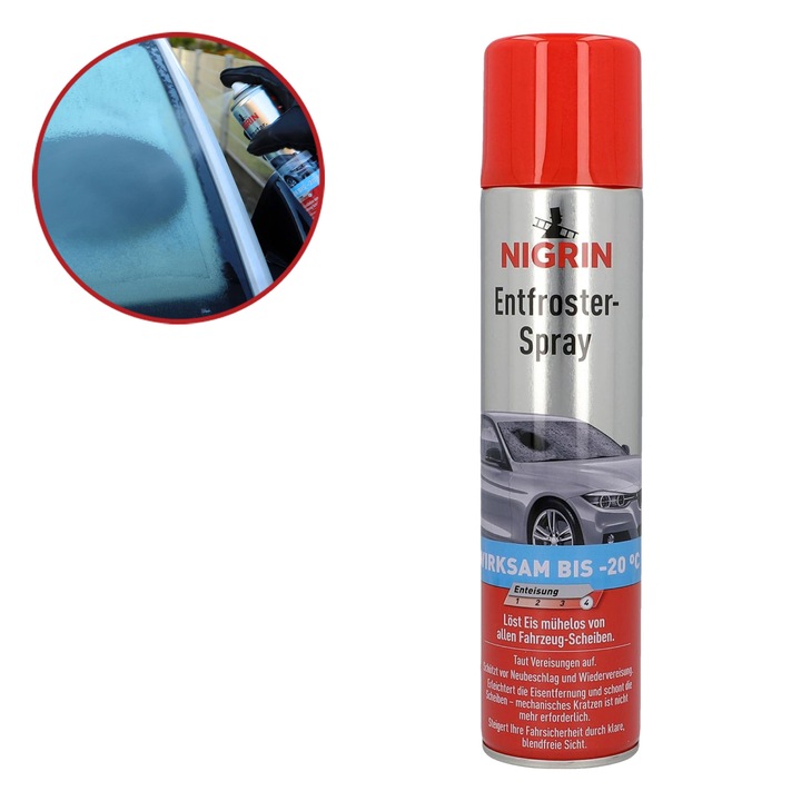 Spray pentru dezghetat geamuri, Nigrin, 400 ml