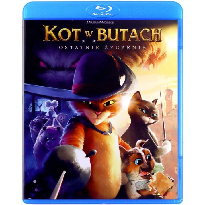 Csizmás, a kandúr: Az utolsó kívánság [Blu-Ray]