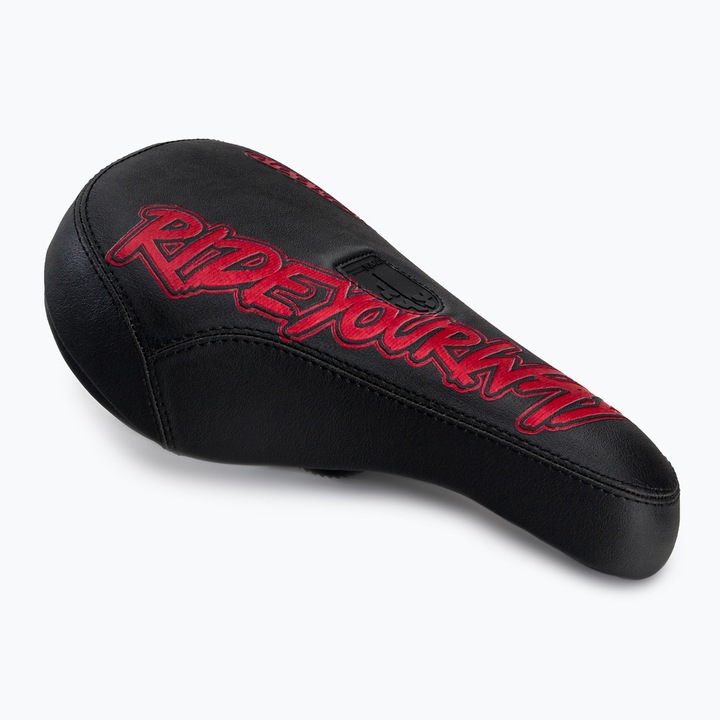 Sa bicicleta, Dartmoor, Fatty Pivotal, Piele ecologica/Aluminiu, 234 x 142 mm, Negru/Rosu